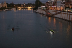SEVILLA. 23.7.16. Regata de remo, con motivo de la Vela de Triana. FOTO: VANESSA GOMEZ. archsev
