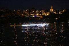 SEVILLA. 23.7.16. Regata de remo, con motivo de la Vela de Triana. FOTO: VANESSA GOMEZ. archsev