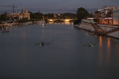 SEVILLA. 23.7.16. Regata de remo, con motivo de la Vela de Triana. FOTO: VANESSA GOMEZ. archsev