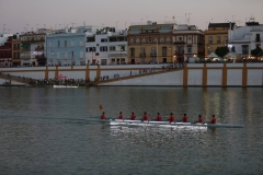 SEVILLA. 23.7.16. Regata de remo, con motivo de la Vela de Triana. FOTO: VANESSA GOMEZ. archsev