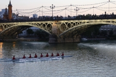 SEVILLA. 23.7.16. Regata de remo, con motivo de la Vela de Triana. FOTO: VANESSA GOMEZ. archsev